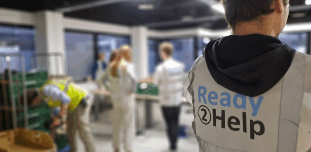 vrijwilligers Ready2Help in Amsterdam