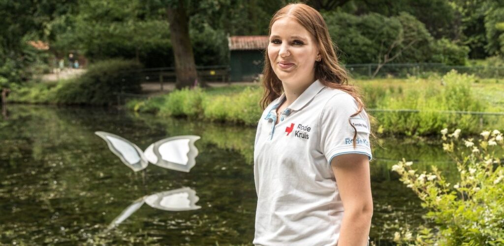 Samantha is Basis Eerstehulpverlener bij het Rode Kruis