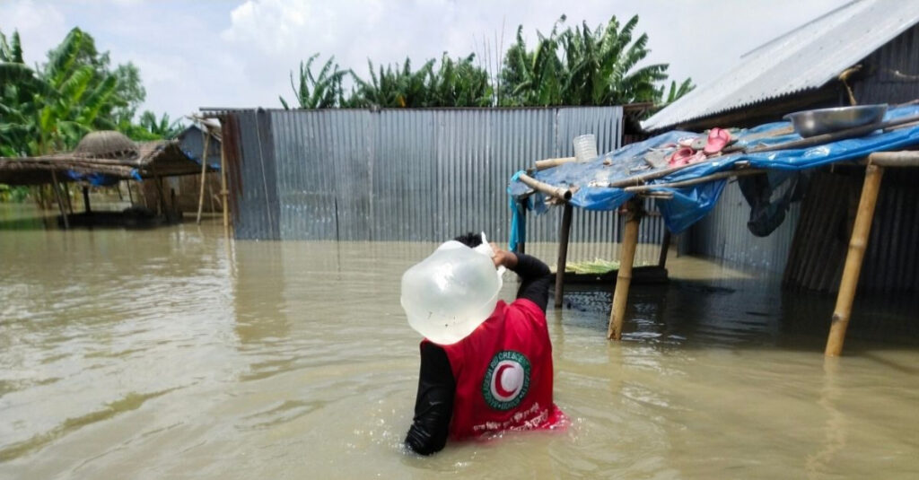 overstromingen in Zuid-Azië