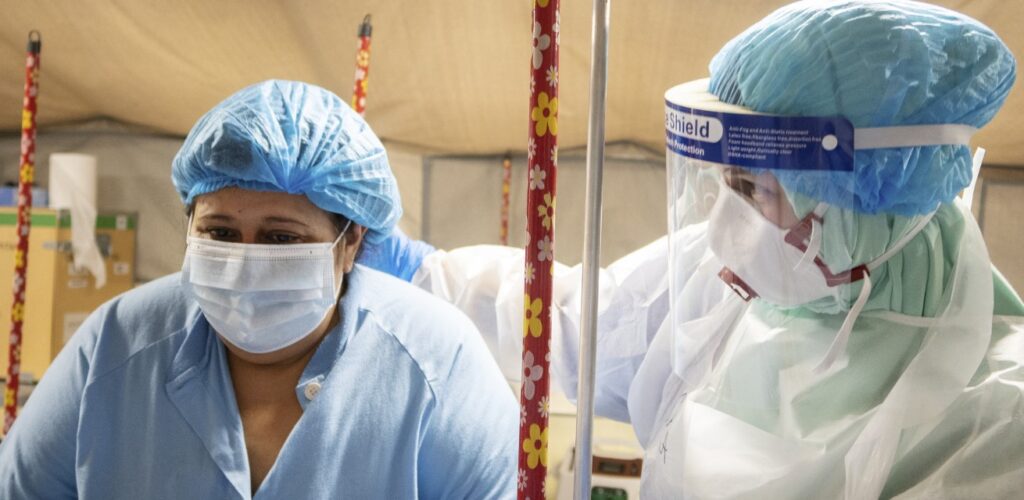 Wereldwijd in actie tegen het coronavirus COVID hulp in Jemen