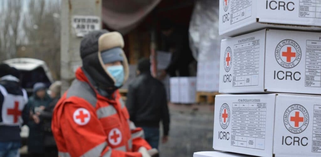 Rode Kruis biedt voedselhulp in Oekraïne