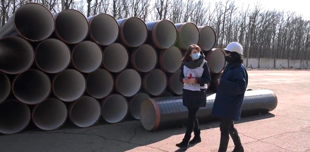 hulp bij de infrastructuur in oost-oekraine