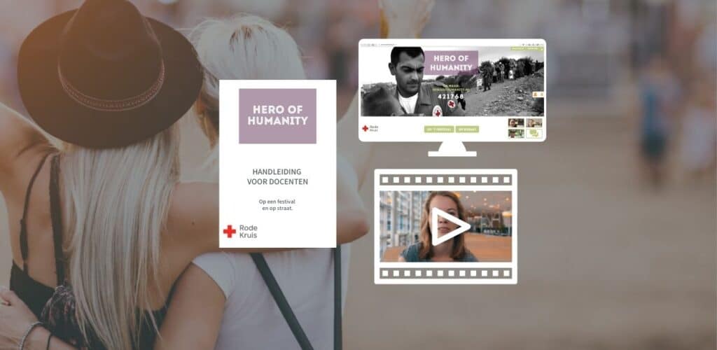 Onderwijs hero of humanity rode kruis voorbeeld mbo