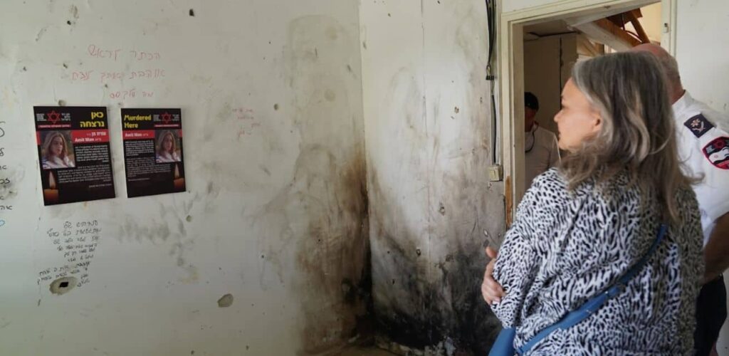 Carla Jonkers bezoekt de kibboets Be'eri