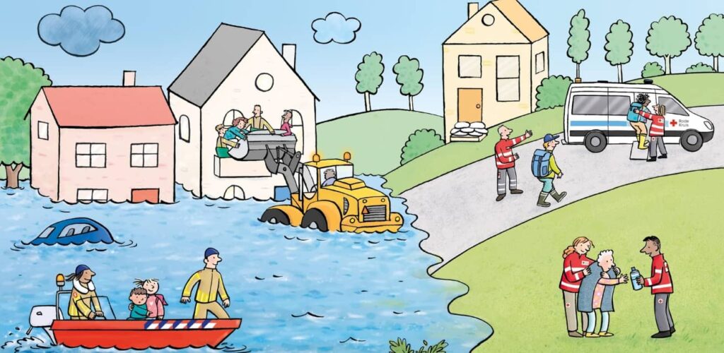 Woeste Wereld gastles over natuurrampen Rode Kruis