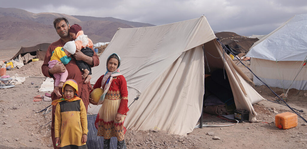 Gezin winter in Afghanistan - Vergeten crises - Rode Kruis