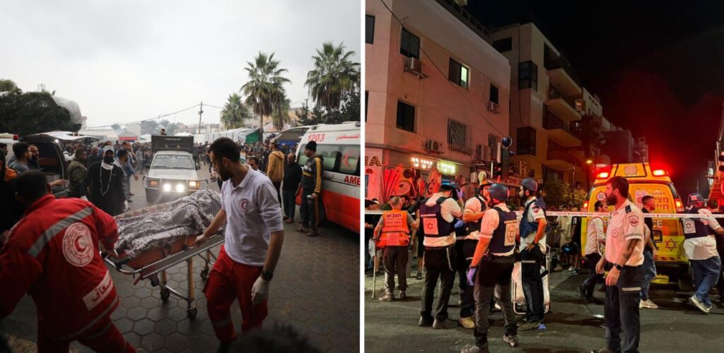 Hulpverlening Rode Kruis in Gaza en Israel - conflict Midden-Oosten