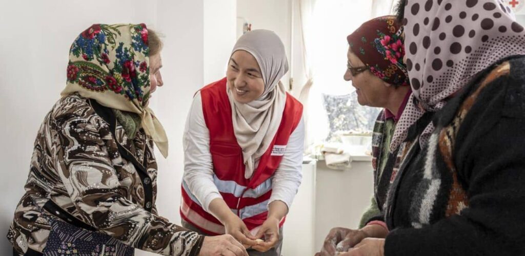 Ondersteuning van het Rode Kruis in Oekraïne