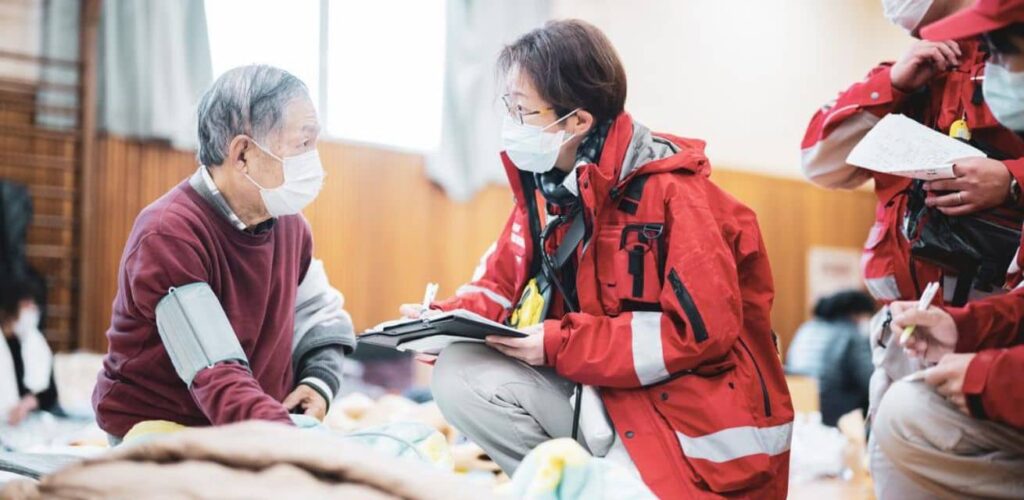 Rode Kruis hulpverlening