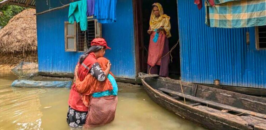 extreem weer Rode Kruis