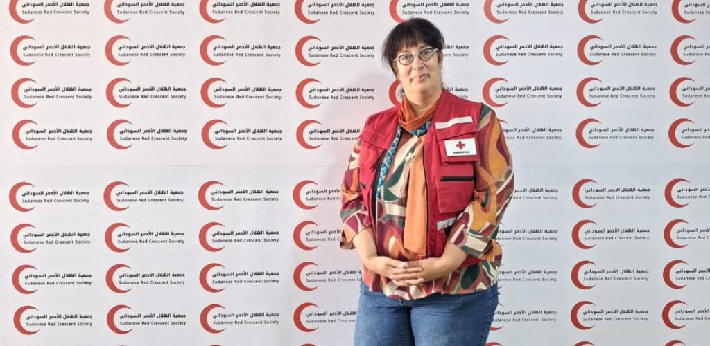 Rode Kruis-hulpverlener Fanny in Soedan