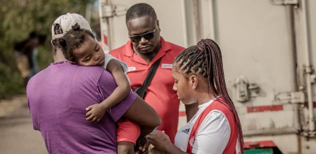Rode Kruis-hulpverlening na orkaan Melissa op Jamaica