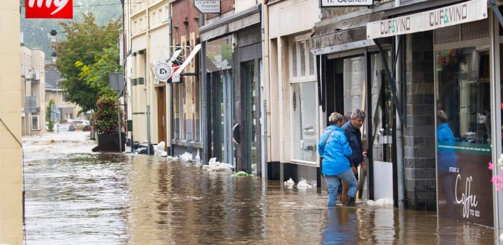 Valkenburg Limburg overstromingen 2021 Rode Kruis hielp de slachtoffers
