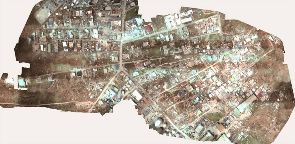 Dronebeelden 510 Sint-Maarten na orkaan Irma - Rode Kruis