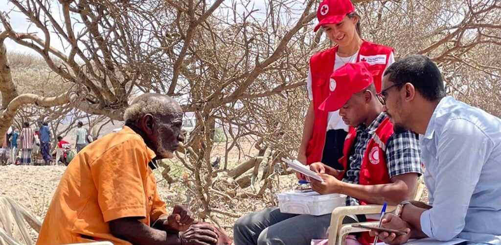 Registratie voor een cash hulp programma in Djibouti - Rode Kruis