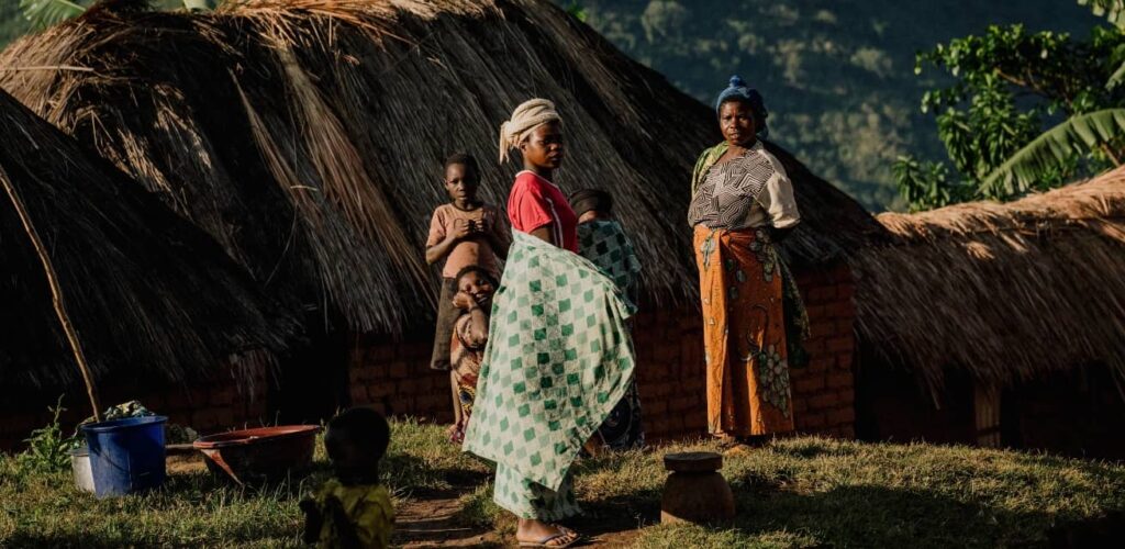 Beeld uit het oosten van DRC waar het Rode Kruis slachtoffers van het conflict helpt